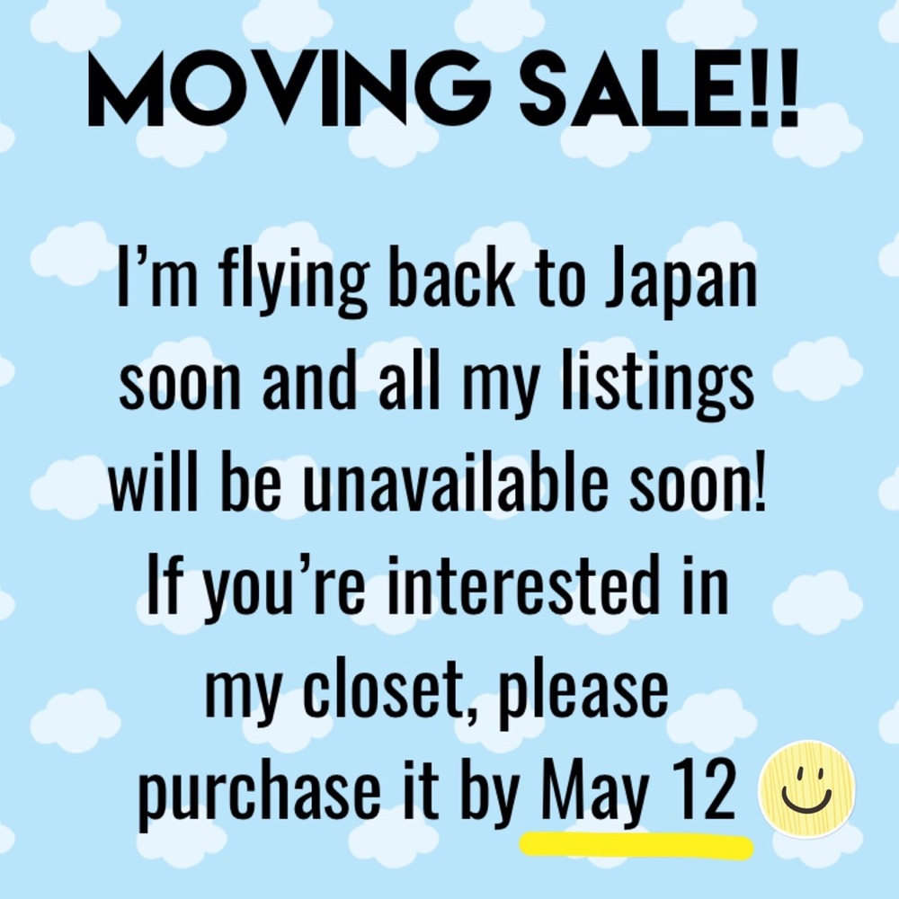 ⚠️Moving sale⚠️